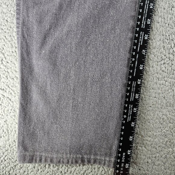 Vintage Wrangler Jeans Mens 38x36 Gray 13MWZ Straight Denim Made USA 90s - Picture 10 of 15